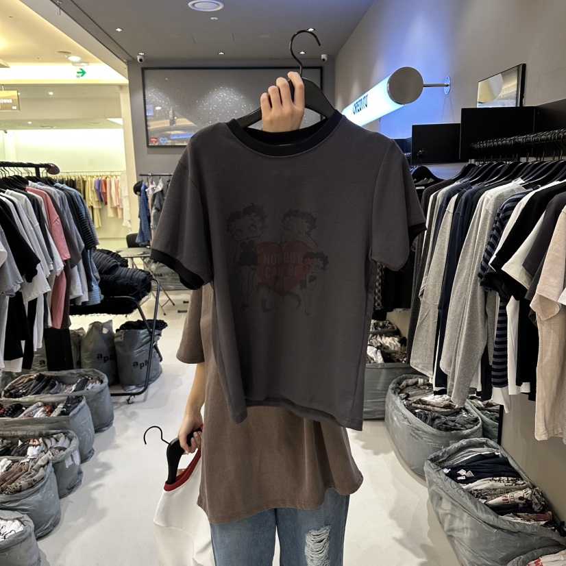 CREDITO東大門實拍女士新品人氣熱賣職業推薦真品時尚T恤CREDITOT恤圖色2