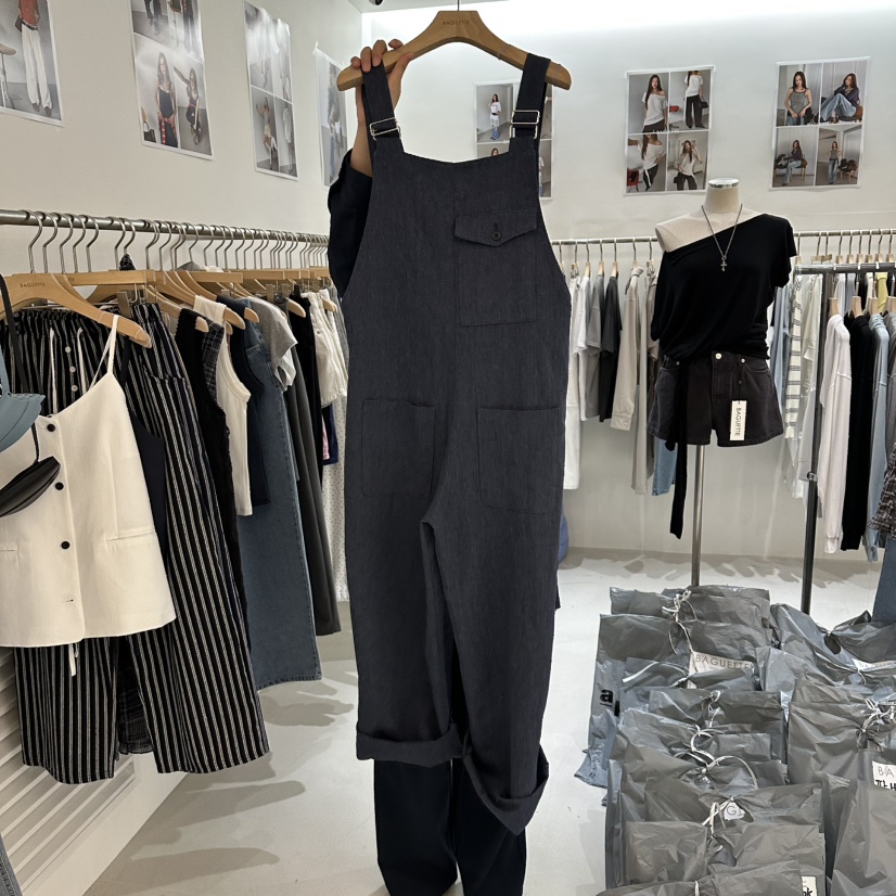 BAGUETTE-P韓國直郵女士新品職業熱賣時尚連體褲不含配飾BAGUETTE-P連體褲圖色1墨色