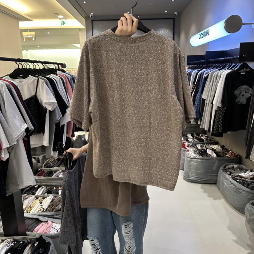 CREDITO東大門實拍女裝新品推薦時尚職業26春夏休閑真品T恤CREDITOT恤