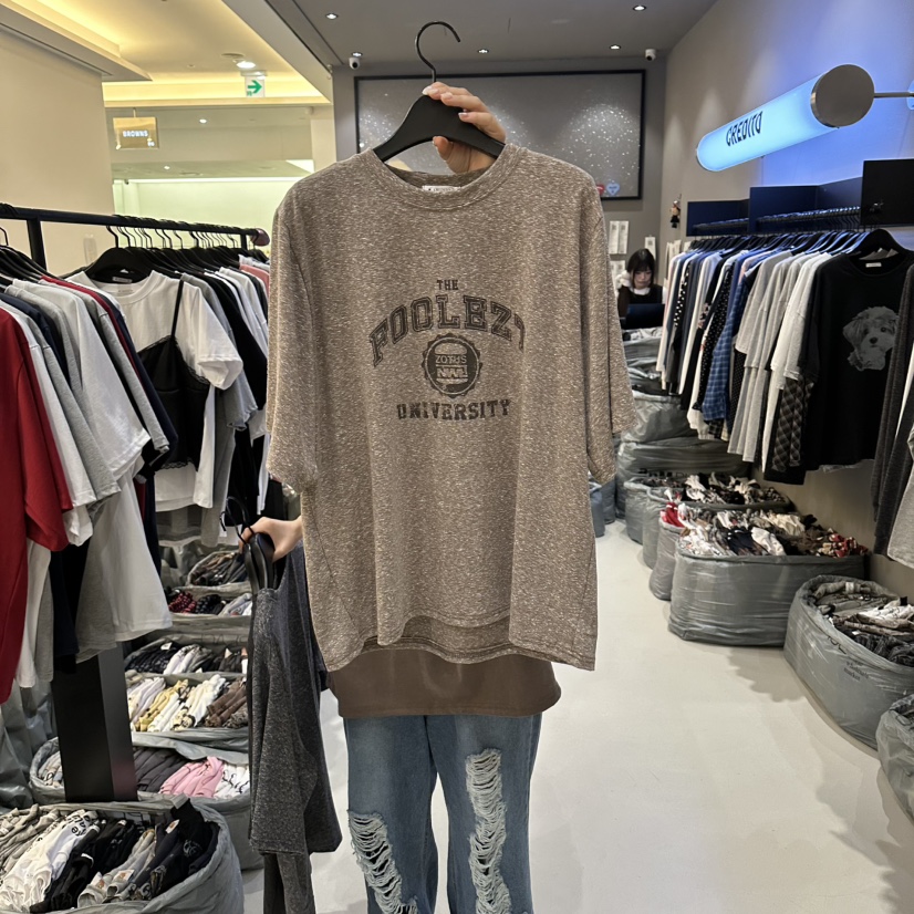 CREDITO東大門實拍女裝新品推薦時尚職業26春夏休閑真品T恤CREDITOT恤圖色1