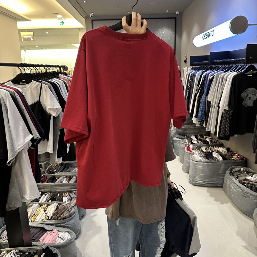 CREDITO東大門直郵女士新款人氣26春夏時尚休閑推薦職業T恤CREDITOT恤