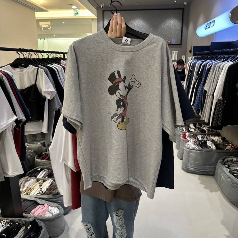 CREDITO東大門直郵女士新款人氣26春夏時尚休閑推薦職業T恤CREDITOT恤圖色2