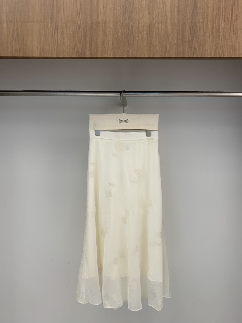 ONE MONE東大門實拍女裝新款真品職業26春夏時尚休閑長裙ONE MONE長裙圖色1