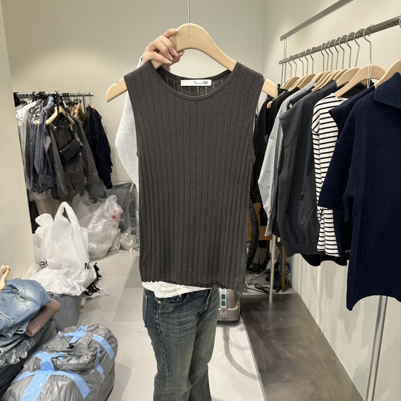 PLAMM韓國直郵女士新款人氣推薦休閑時尚熱賣26春夏吊帶背心PLAMM吊帶/背心圖色2棕色