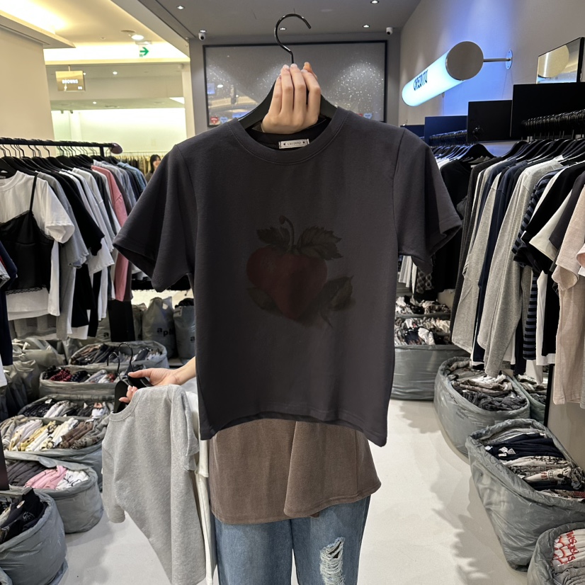 CREDITO東大門直郵女士新款休閑時尚推薦熱賣26春夏真品T恤CREDITOT恤圖色3