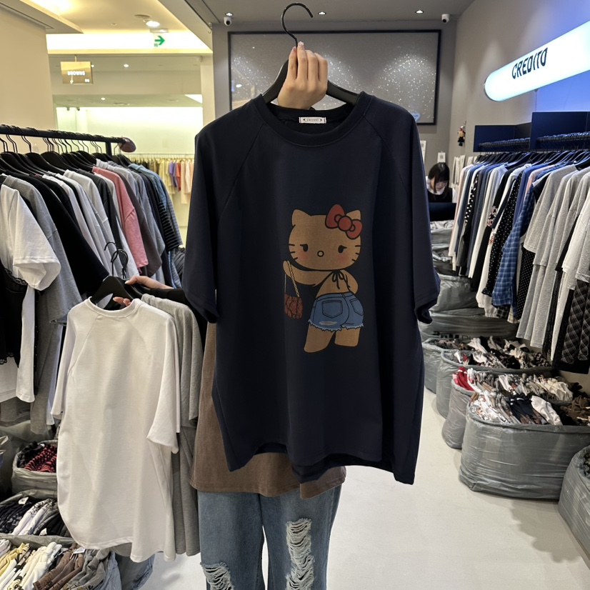 CREDITO韓國代購女士新品真品熱賣職業人氣時尚休閑26春夏T恤CREDITOT恤圖色3