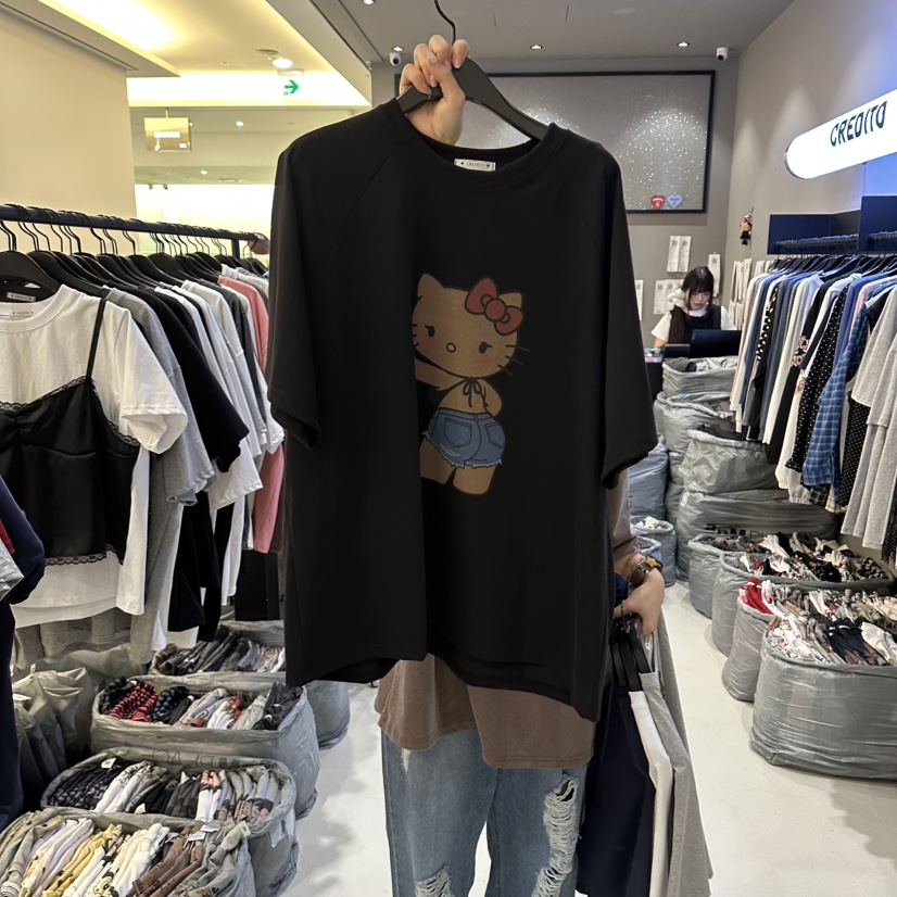 CREDITO韓國代購女士新品真品熱賣職業人氣時尚休閑26春夏T恤CREDITOT恤圖色4