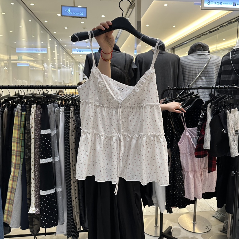 CREDITO韓國直郵女裝新品熱賣職業真品推薦時尚休閑吊帶背心CREDITO吊帶/背心圖色1