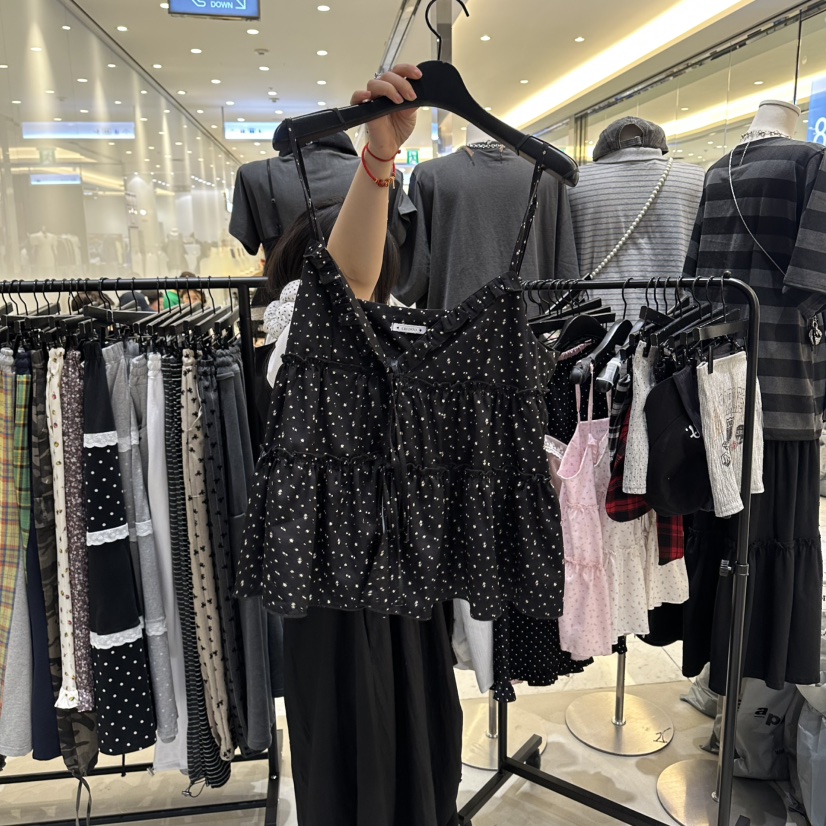 CREDITO韓國直郵女裝新品熱賣職業真品推薦時尚休閑吊帶背心CREDITO吊帶/背心圖色3