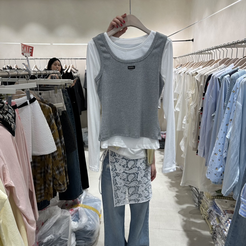 Color B東大門代購女士新款職業時尚熱賣人氣套裝兩件套Color B套裝圖色1