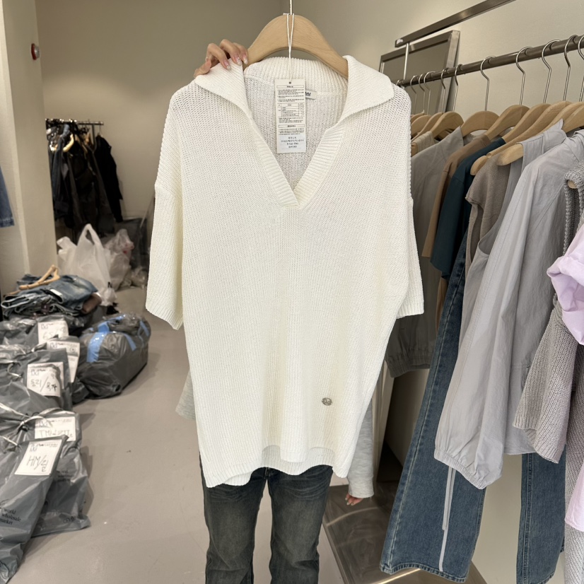 PLAMM韓國代購女士新品推薦26春夏時尚休閑真品職業針織衫PLAMM針織衫圖色1