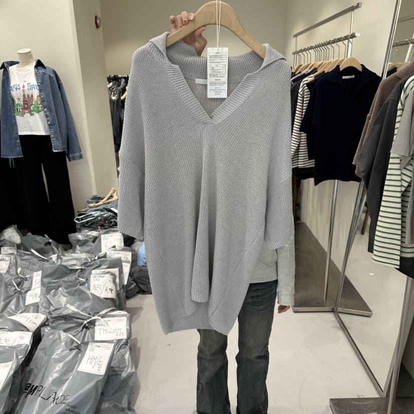 PLAMM韓國代購女士新品推薦26春夏時尚休閑真品職業針織衫PLAMM針織衫圖色2