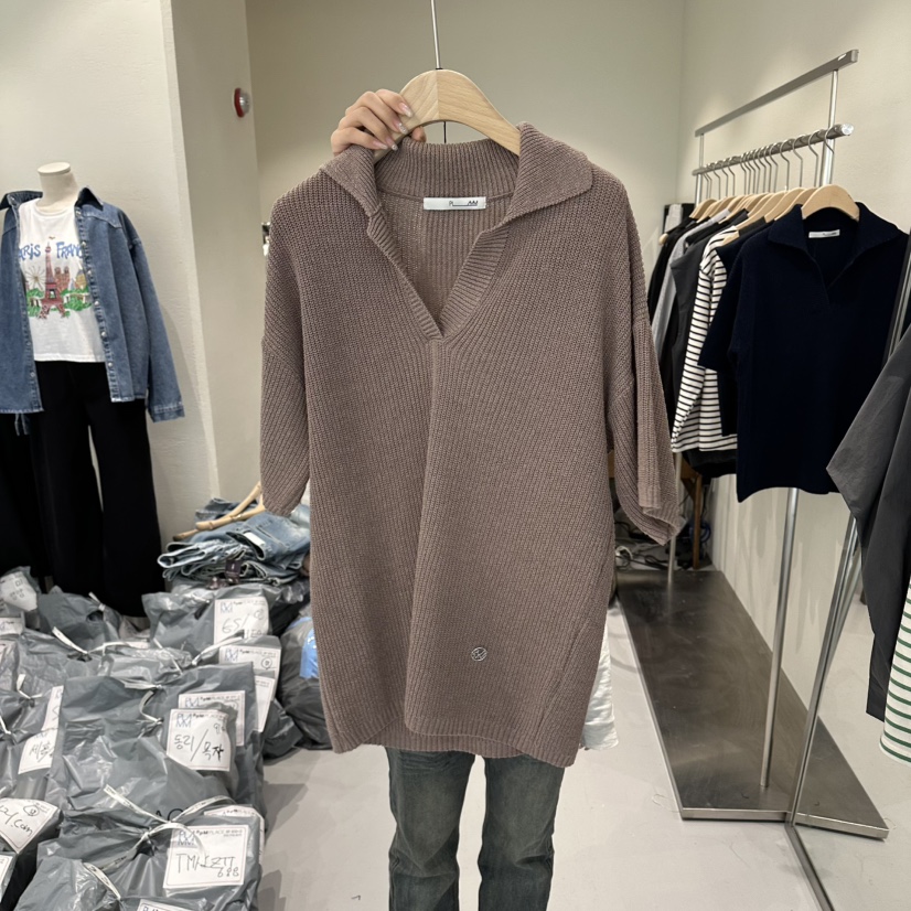 PLAMM韓國代購女士新品推薦26春夏時尚休閑真品職業針織衫PLAMM針織衫圖色3