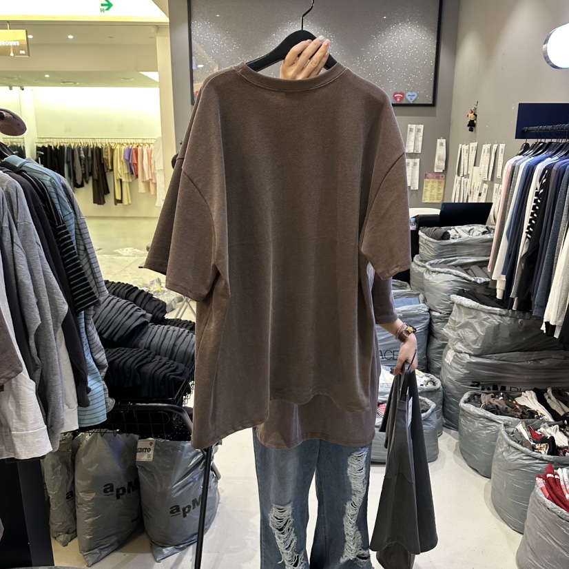 CREDITO韓國直郵女士新品時尚休閑推薦熱賣人氣職業26春夏T恤CREDITOT恤