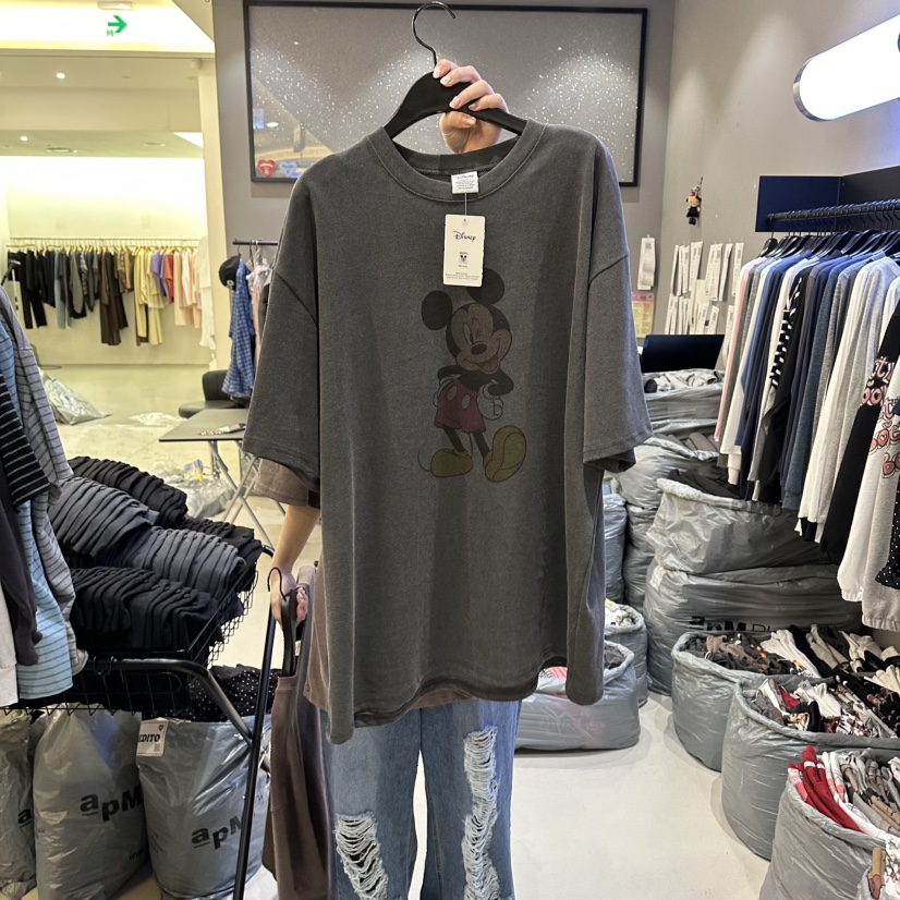 CREDITO韓國直郵女士新品時尚休閑推薦熱賣人氣職業26春夏T恤CREDITOT恤圖色2