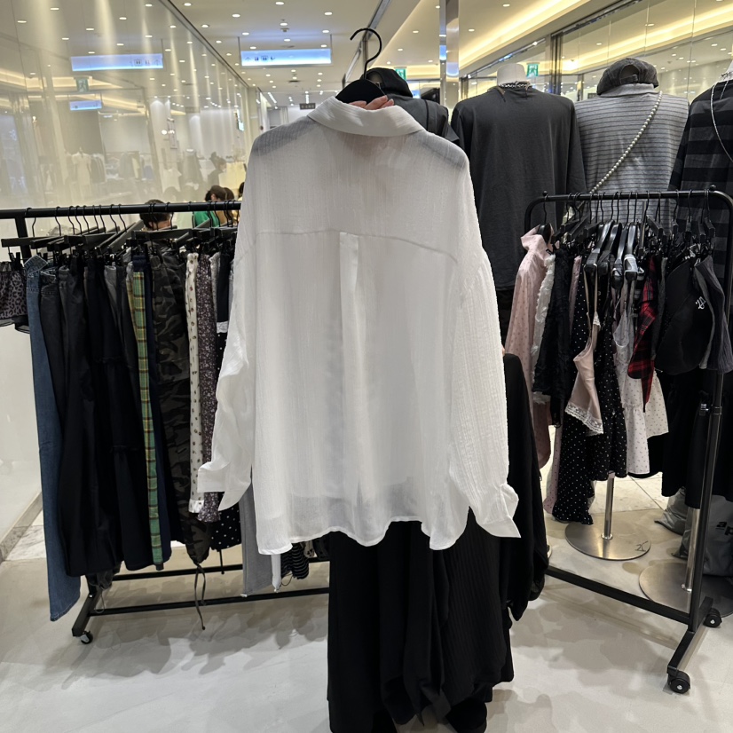 CREDITO韓國東大門直郵女士新品熱賣休閑時尚職業襯衫蕾絲衫CREDITO襯衫/蕾絲衫