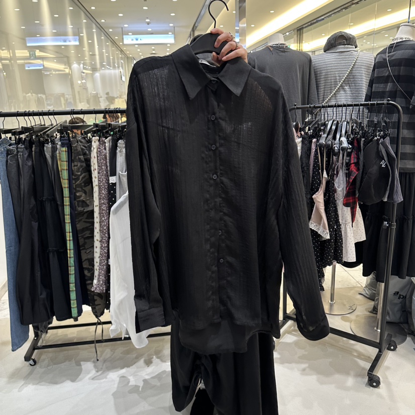 CREDITO韓國東大門直郵女士新品熱賣休閑時尚職業襯衫蕾絲衫CREDITO襯衫/蕾絲衫圖色2