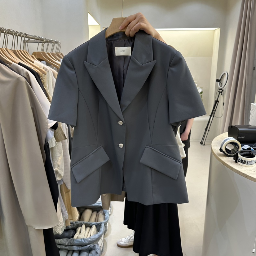 MATIERE韓國東大門直郵女裝新品職業熱賣人氣26春夏休閑夾克MATIERE夾克圖色2