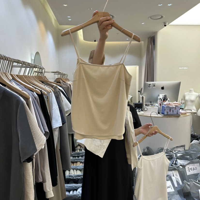 MATIERE韓國東大門代購女士新款推薦時尚休閑職業吊帶背心MATIERE吊帶/背心圖色2