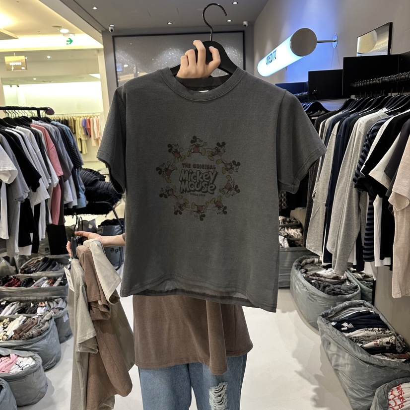 CREDITO韓國直郵實拍女士新品人氣職業時尚推薦休閑26春夏T恤CREDITOT恤圖色4