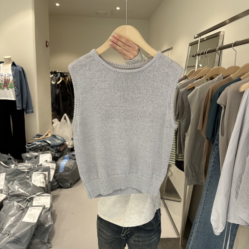 PLAMM韓國直郵實拍女裝新品26春夏熱賣人氣職業推薦吊帶背心PLAMM吊帶/背心圖色2