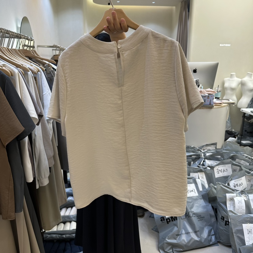 MATIERE韓國直郵女士新品職業熱賣26春夏休閑時尚人氣T恤MATIERET恤