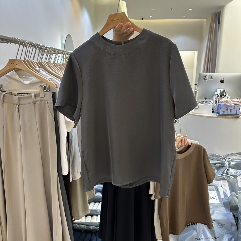 MATIERE韓國直郵女士新品職業熱賣26春夏休閑時尚人氣T恤MATIERET恤圖色3