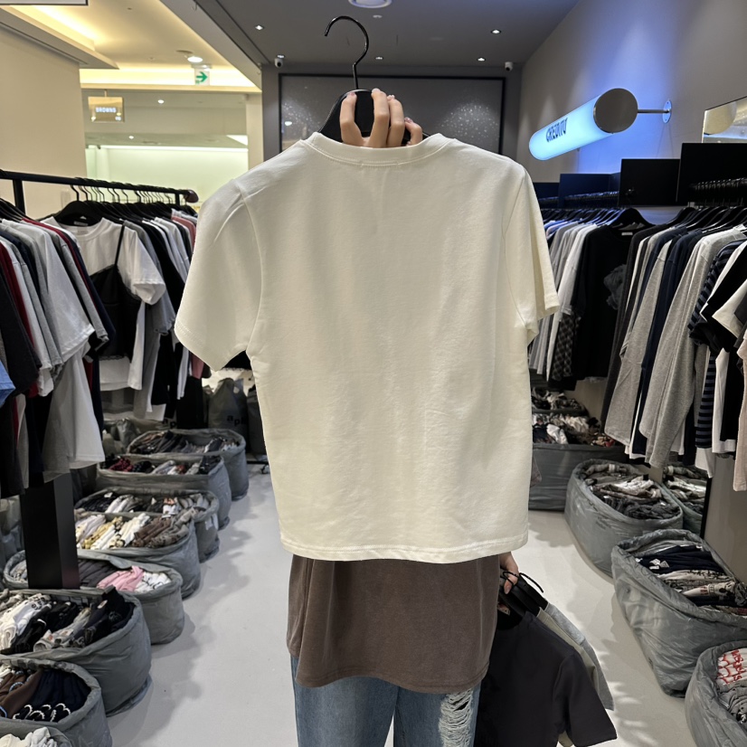 CREDITO韓國東大門代購女士新款時尚推薦休閑26春夏職業T恤CREDITOT恤