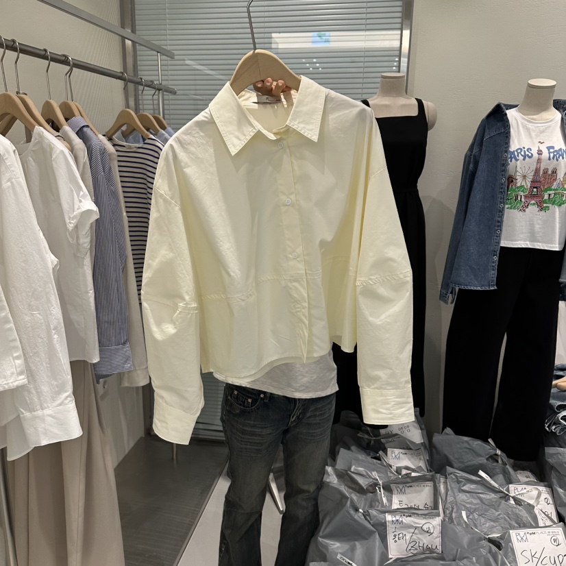 PLAMM韓國直郵女裝新品推薦時尚休閑26春夏人氣襯衫蕾絲衫PLAMM襯衫/蕾絲衫圖色2