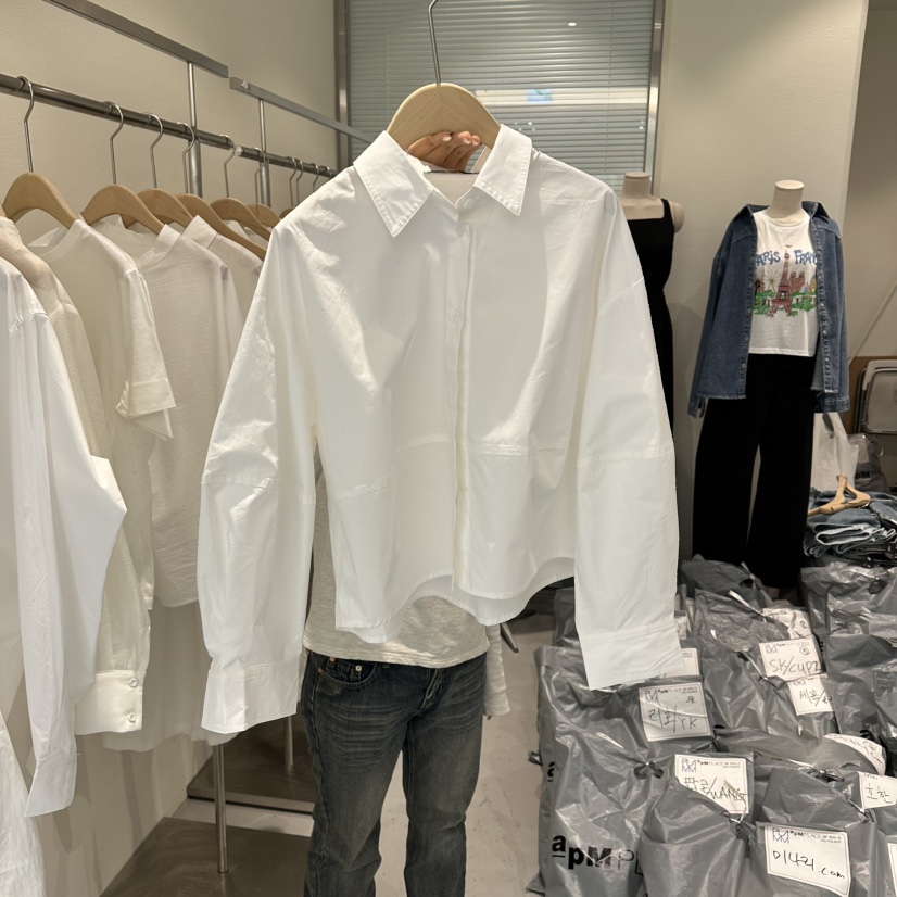 PLAMM韓國直郵女裝新品推薦時尚休閑26春夏人氣襯衫蕾絲衫PLAMM襯衫/蕾絲衫圖色3