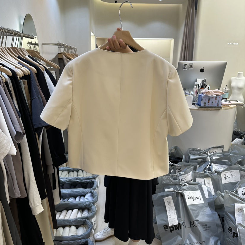 MATIERE韓國直郵女裝新品休閑推薦時尚人氣26春夏職業夾克MATIERE夾克