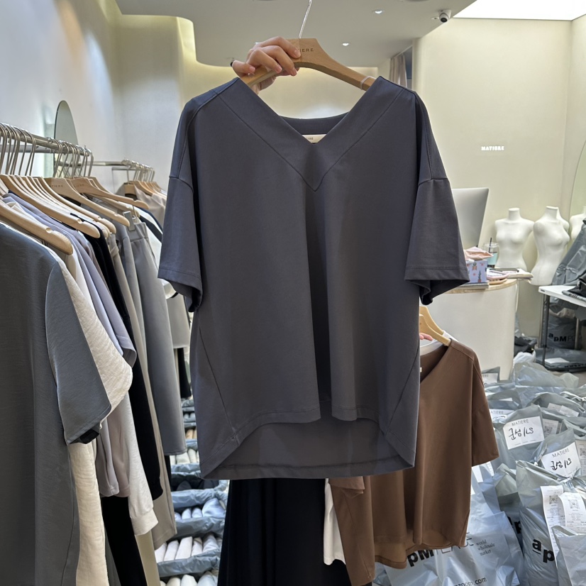 MATIERE韓國直郵實拍女裝新款推薦職業熱賣人氣時尚26春夏T恤MATIERET恤圖色2