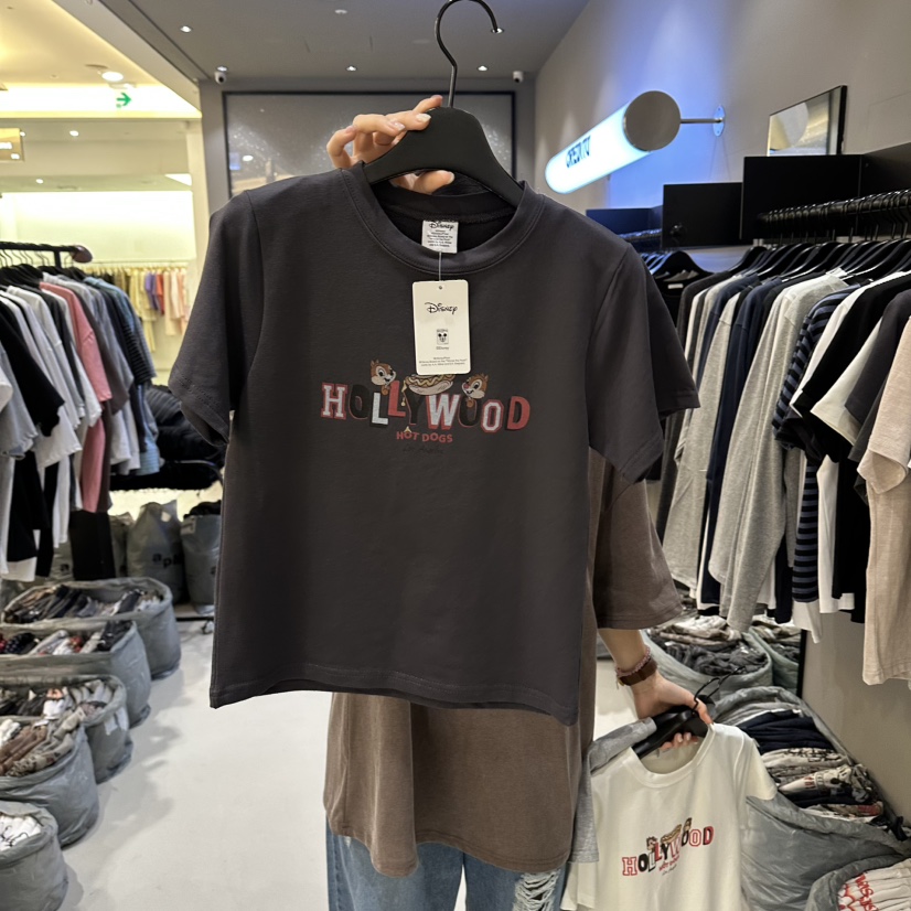 CREDITO韓國東大門直郵女士新品人氣推薦26春夏時尚職業T恤CREDITOT恤圖色3