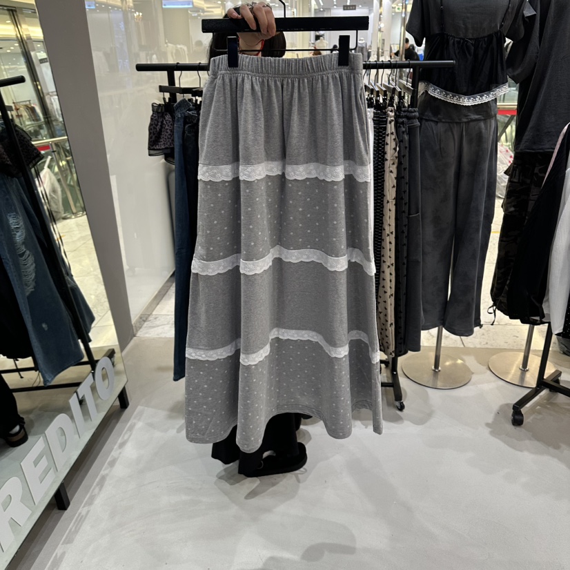 CREDITO韓國代購女裝新款休閑26春夏人氣時尚職業推薦長裙CREDITO長裙圖色1