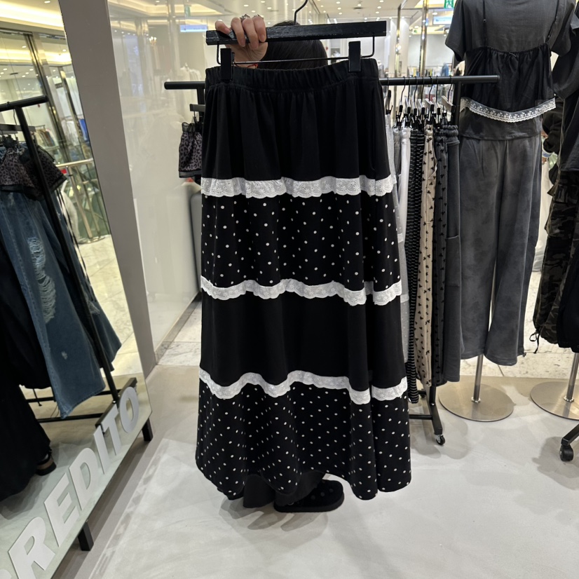 CREDITO韓國代購女裝新款休閑26春夏人氣時尚職業推薦長裙CREDITO長裙圖色2