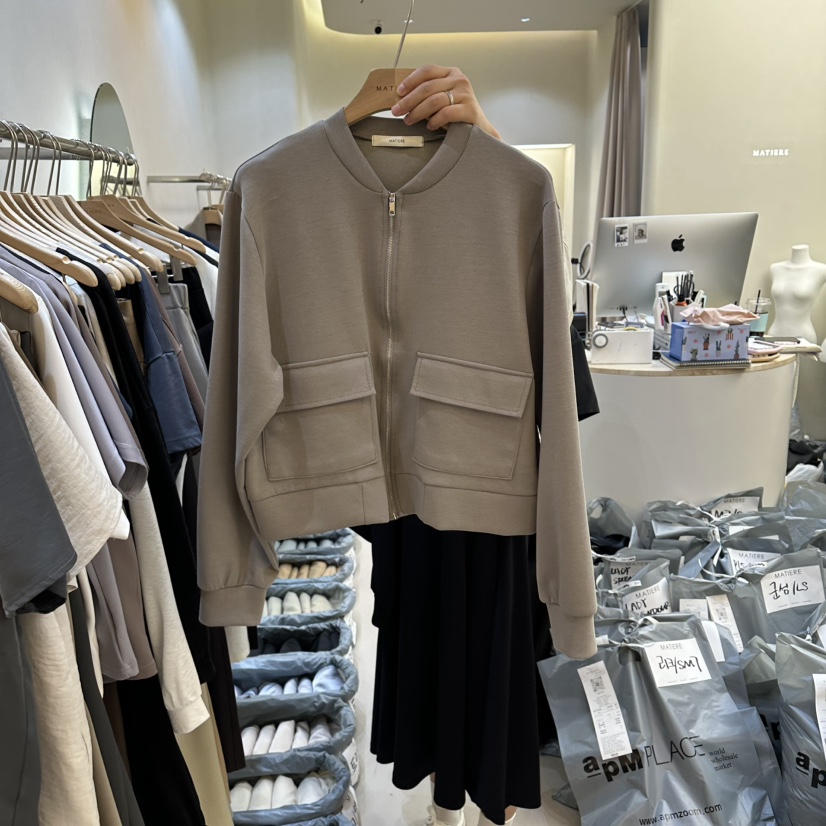MATIERE韓國直郵女裝新款推薦26春夏熱賣休閑職業人氣夾克MATIERE夾克圖色1