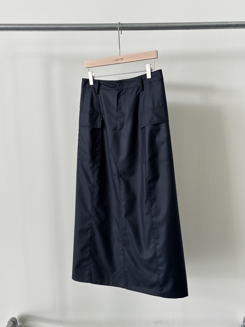 AND THE韓國直郵實拍女裝新品推薦熱賣26春夏人氣休閑長裙AND THE長裙圖色2