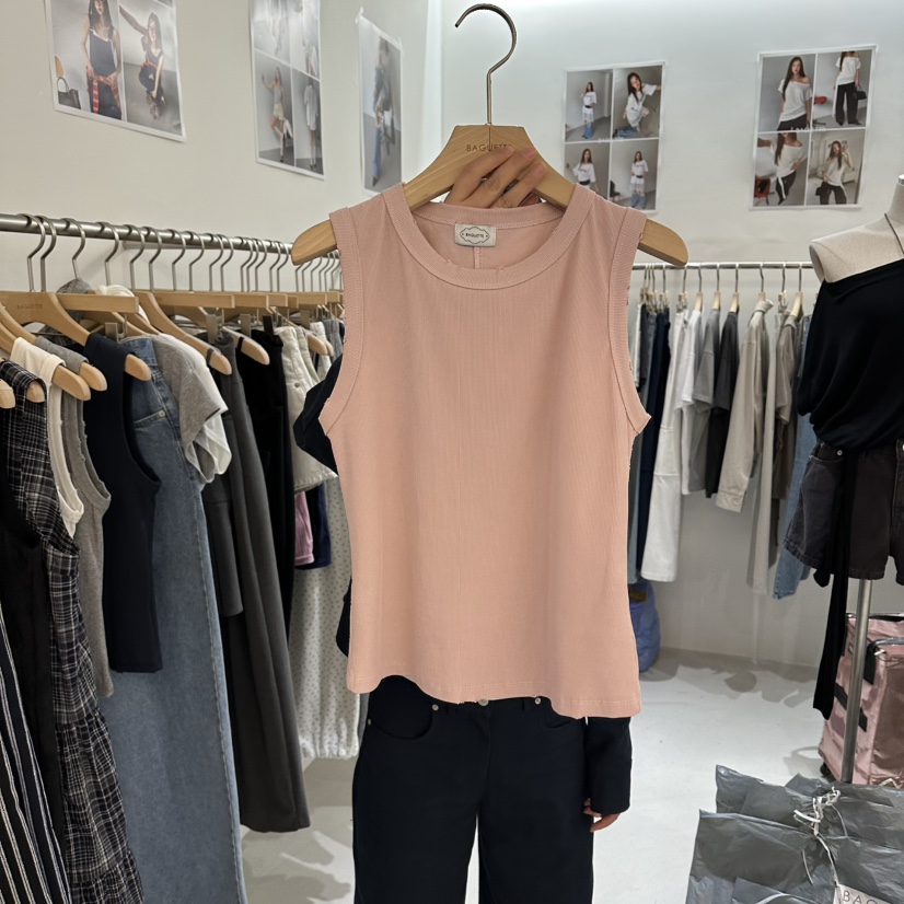 BAGUETTE-P韓國直郵女裝新品人氣26春夏休閑職業吊帶背心BAGUETTE-P吊帶/背心圖色5