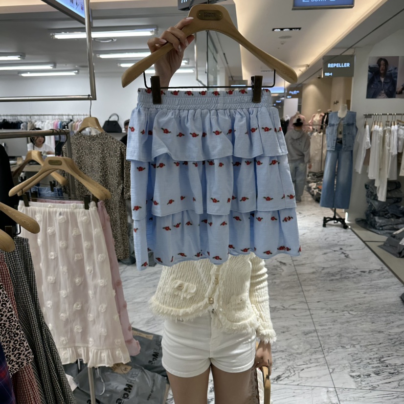 FORMING-P韓國東大門代購女士新品26春夏推薦人氣短裙刺繡FORMING-P短裙圖色1