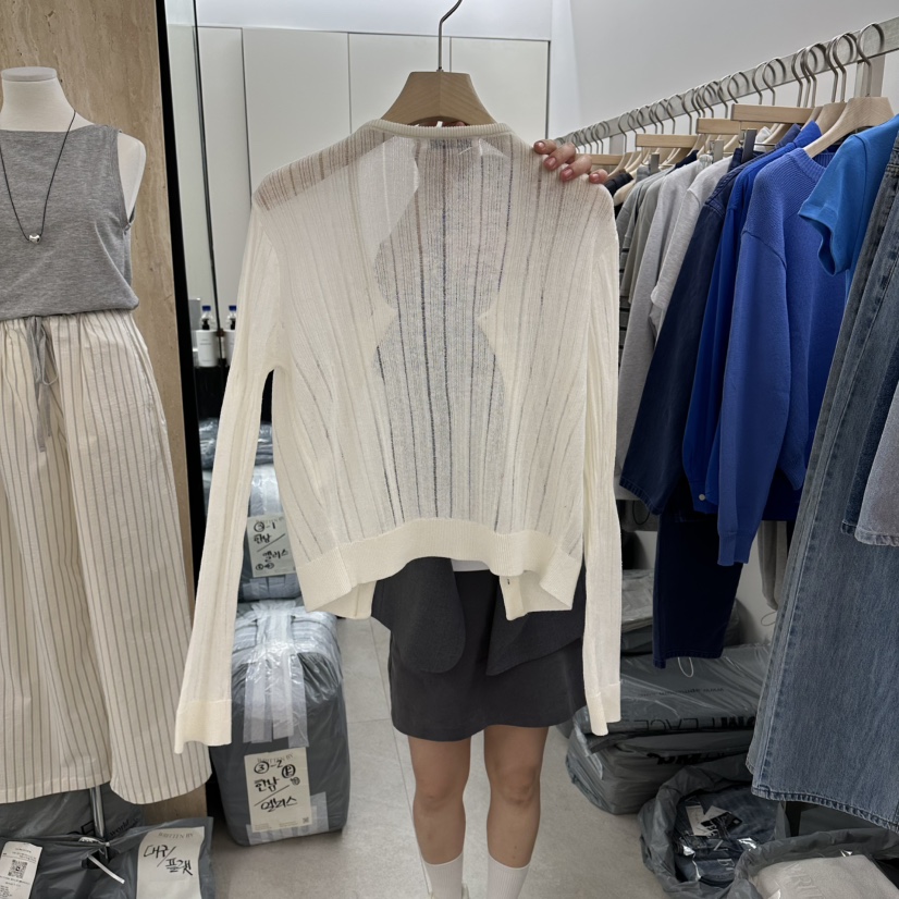 WRITTEN BY韓國東大門代購女裝新品26春夏針織衫不含內搭開衫WRITTEN BY針織衫