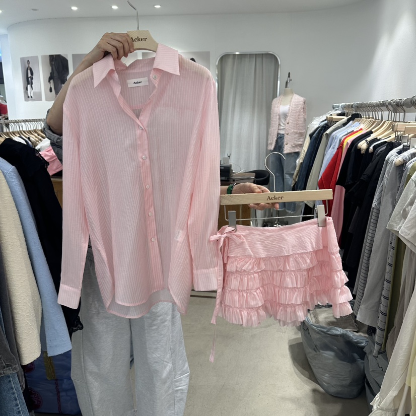 ACKER韓國直郵實拍女裝新品時尚26春夏人氣套裝兩件套套裝ACKER套裝圖色2