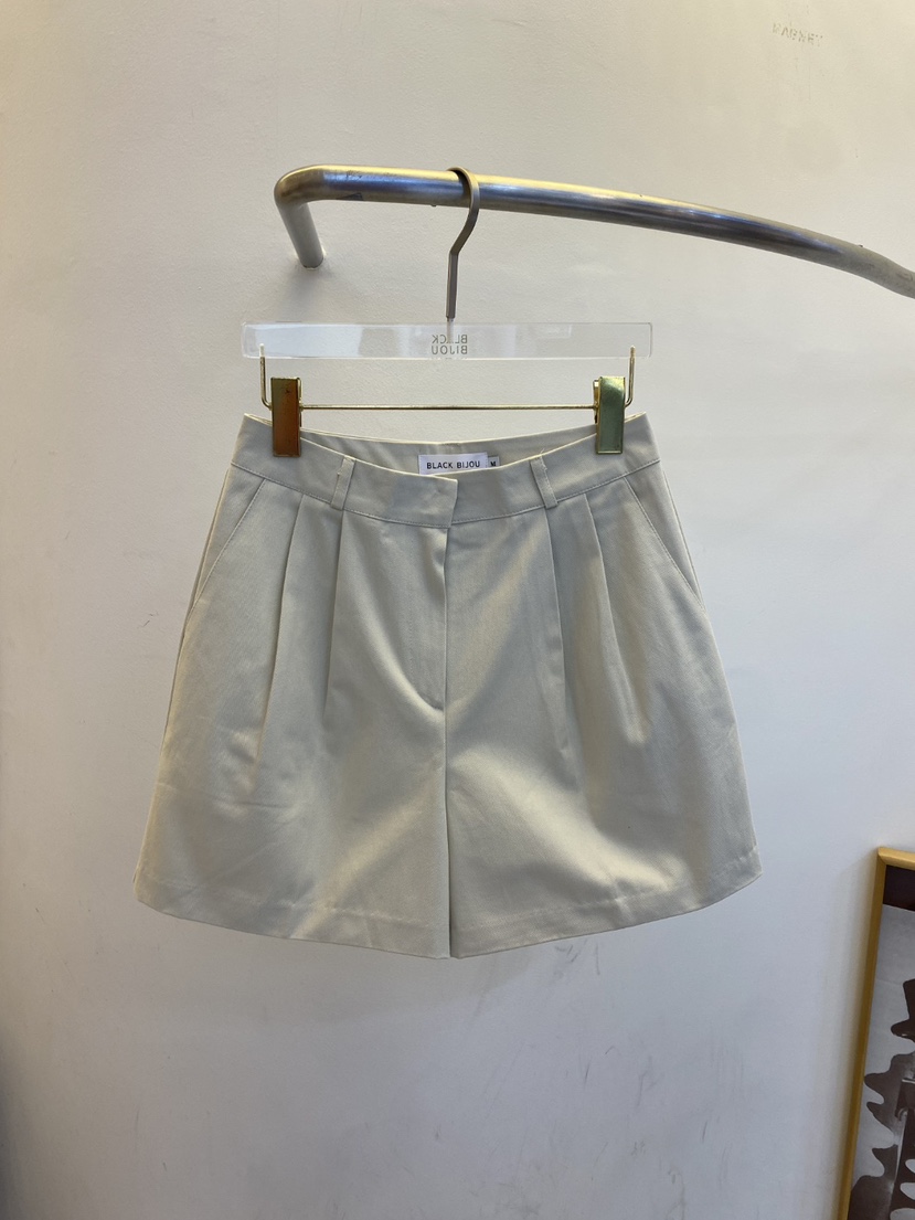 BLACK BIJOU韓國東大門代購女士新品人氣時尚推薦短褲棉質BLACK BIJOU短褲圖色1