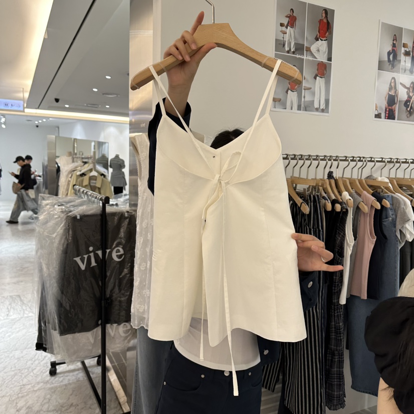 BAGUETTE-P韓國直郵女裝新款26春夏熱賣吊帶背心不含內搭BAGUETTE-P吊帶/背心