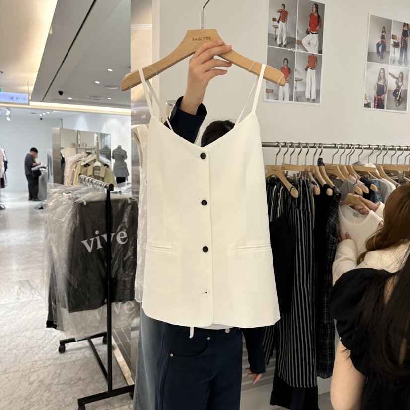 BAGUETTE-P韓國直郵女裝新款26春夏熱賣吊帶背心不含內搭BAGUETTE-P吊帶/背心圖色1