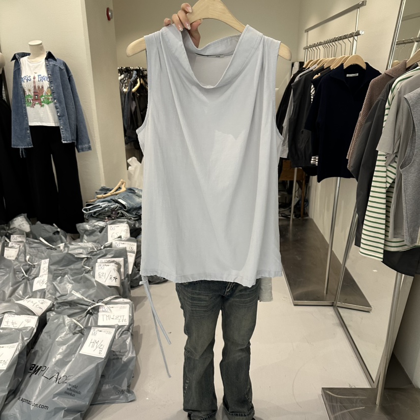 PLAMM韓國代購女裝新品休閑熱賣推薦26春夏人氣職業吊帶背心PLAMM吊帶/背心圖色1