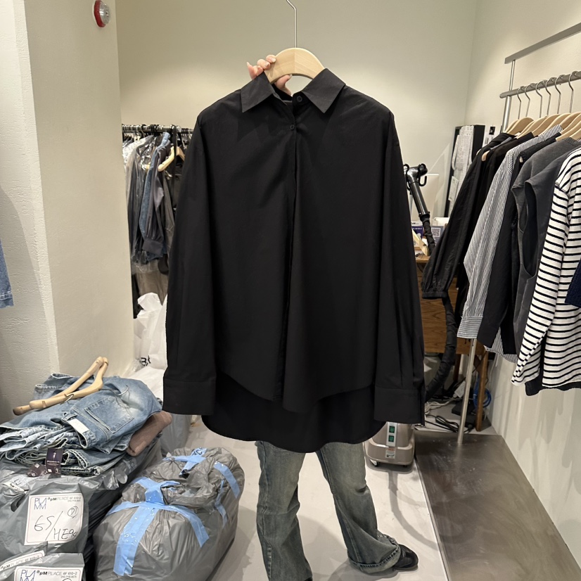 PLAMM韓國直郵女裝新款26春夏熱賣推薦時尚職業襯衫蕾絲衫PLAMM襯衫/蕾絲衫圖色2