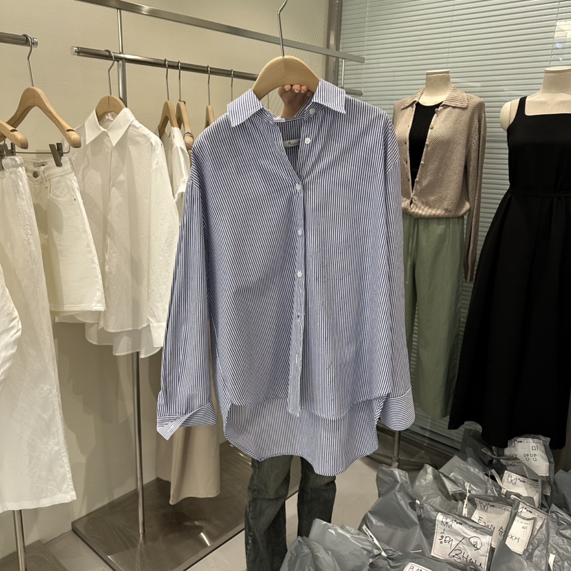 PLAMM韓國直郵女裝新款26春夏熱賣推薦時尚職業襯衫蕾絲衫PLAMM襯衫/蕾絲衫圖色4