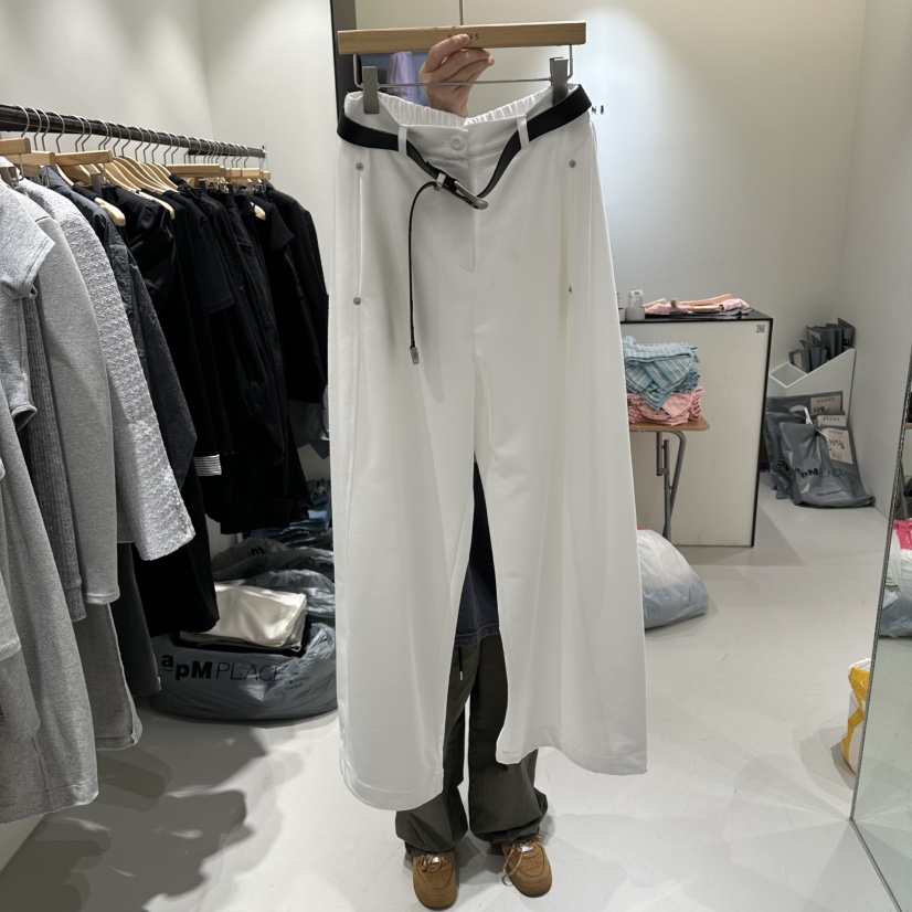 BEENS韓國直郵實拍女士新品推薦26春夏時尚休閑褲不含腰帶BEENS休閑褲圖色2