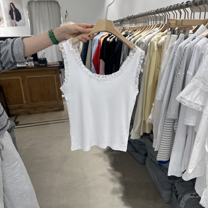 ACKER韓國東大門代購女裝新款休閑時尚推薦職業26春夏吊帶背心ACKER吊帶/背心