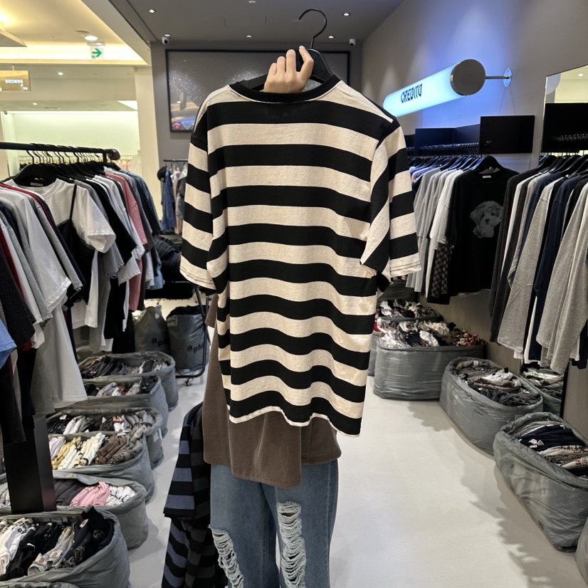 CREDITO韓國直郵實拍女裝新款推薦人氣職業26春夏休閑T恤CREDITOT恤